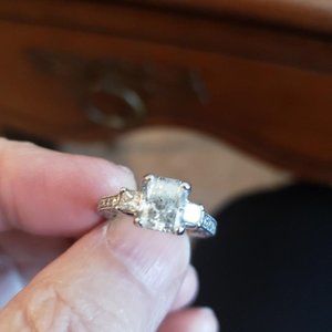 Tacori Diamond Ring 2.73 CTTW 2.03 Radiant Center